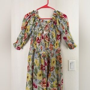 Doen Floral Midi Dress